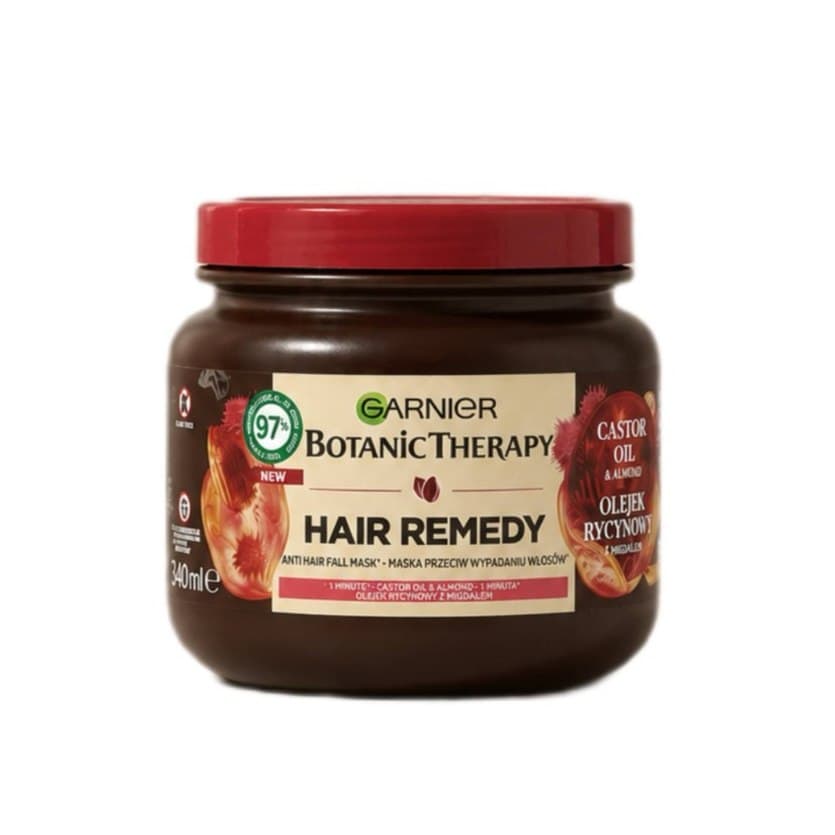 ماسک مو ضد ریزش روغن کرچک بوتانیک تراپی گارنیه